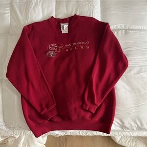 Vintage 49ers crewneck Scarlet